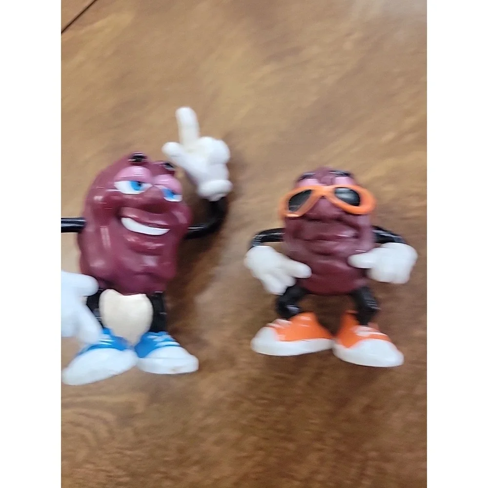 California Raisons 1980'S PVC figures Vtg  toys‎